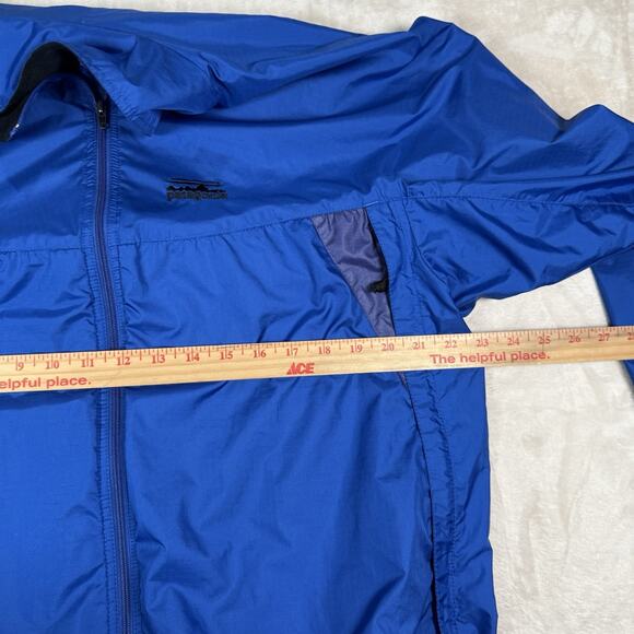 VTG Patagonia Velocity Shell Jacket Men's Size Large Light Running Lined Vent - Picture 8 of 9